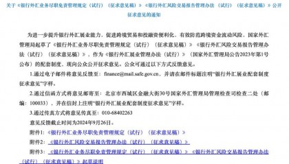 创新业务首错免罚!8类尽职免责情形明确 外汇展业改革配套制度呼之欲出