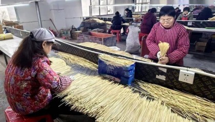 新春走基层| 小小竹签“挣”外汇