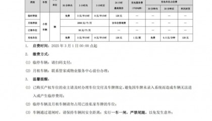 东莞一小区拟定停车费一天120元月租2800元,业主联名要求降价,回应:正在处理